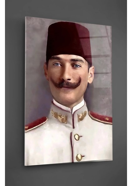Atatürk Eski Cam Tablo