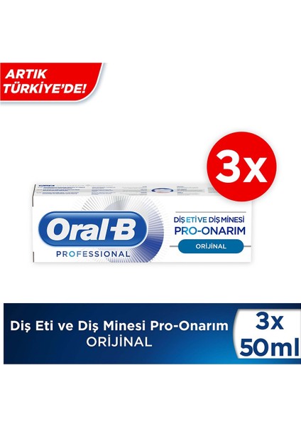 Prof 50 ml Diş Eti ve Minesi Pro Onarım Original Diş Macunu