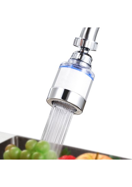 Filtre Sıçrama Başlığı Evrensel Su Tasarrufu 360 ° Dönebilen Musluk Duş Bataryası (Yurt Dışından)