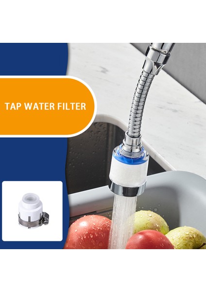 Filtre Sıçrama Başlığı Evrensel Su Tasarrufu 360 ° Dönebilen Musluk Duş Bataryası (Yurt Dışından) fiyatları