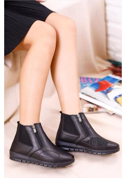 Bulldozer 230742 Kadın Deri Anatomic Taban Comfort Bot