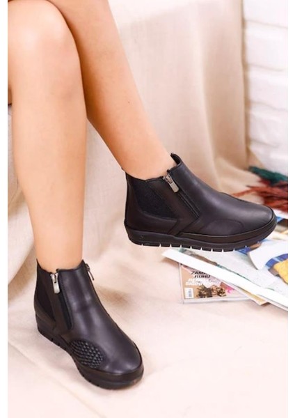 Bulldozer 230742 Kadın Deri Anatomic Taban Comfort Bot modelleri