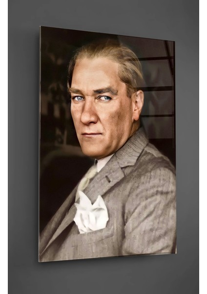 Mustafa Kemal Atatürk Cam Tablo