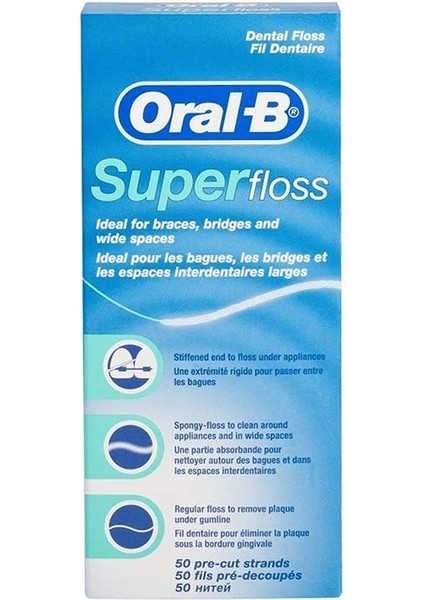Diş Ipi Super Floss 50 Adet