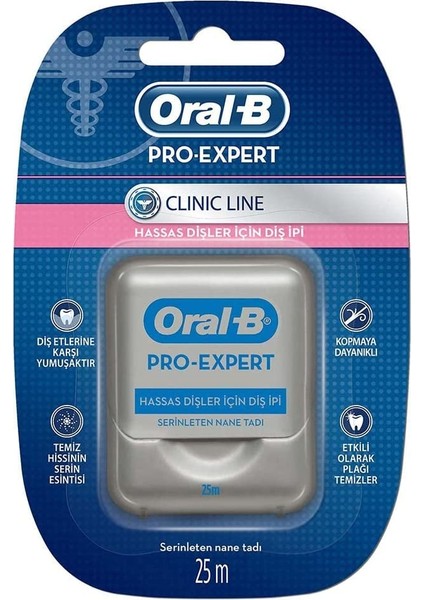 Diş Ipi Pro-Expert Clinic Line Hassas Dişler Için, 25 M