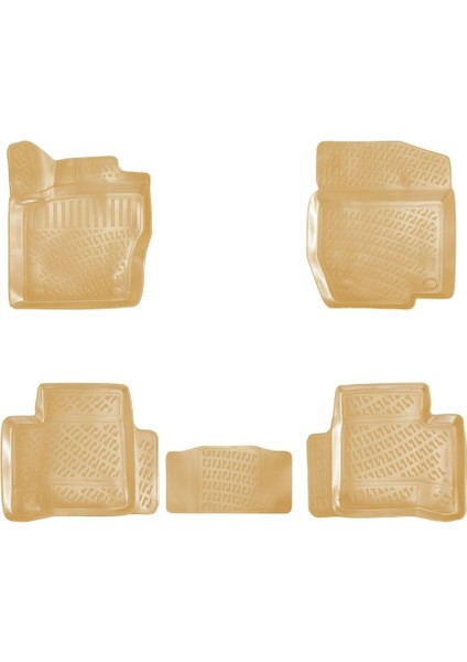 Seat Cordoba 2002-2008 3D Havuzlu Bej Paspas Seti