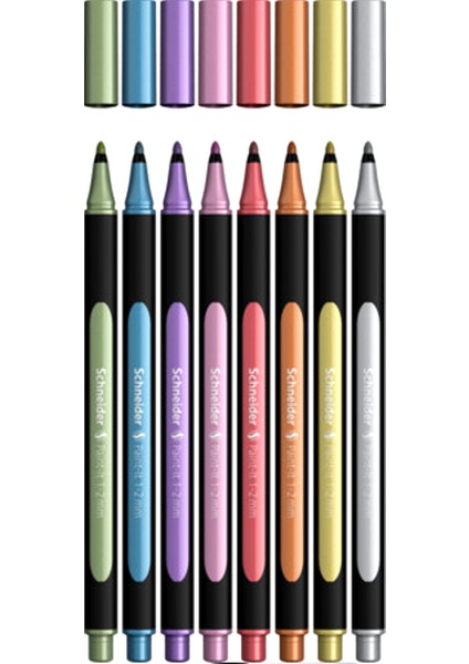 Metalik Marker 1-2 mm 8'li Set 020