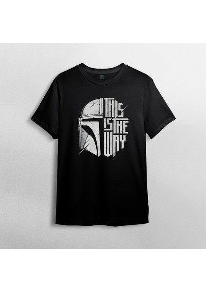 This Is The Way - Mandalorian %100 Pamuklu Bisiklet Yaka T-Shirt Model - 1 fiyatları