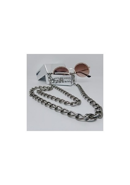 Trend Gümüş Kaplama Zincir Gözlük Asklısı SA1511 modelleri