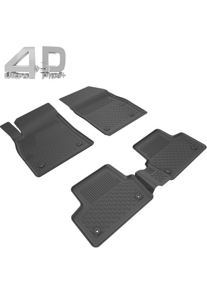 Sahler Volkswagen Tiguan 2007-2015 Siyah Renk 4.5d Araca Özel Paspas Seti 5 Parça