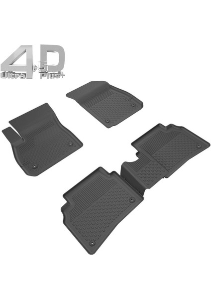 Sahler Dacıa Duster 4x2 2013-2017 Siyah Renk 4.5d Araca Özel Paspas Seti 5 Parça
