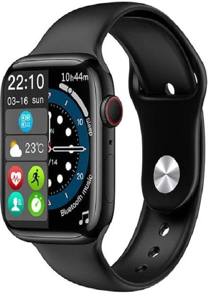 Watch Mini Siyah Akıllı Saat Iphone ve Android Tüm Telefonlara Uyumlu