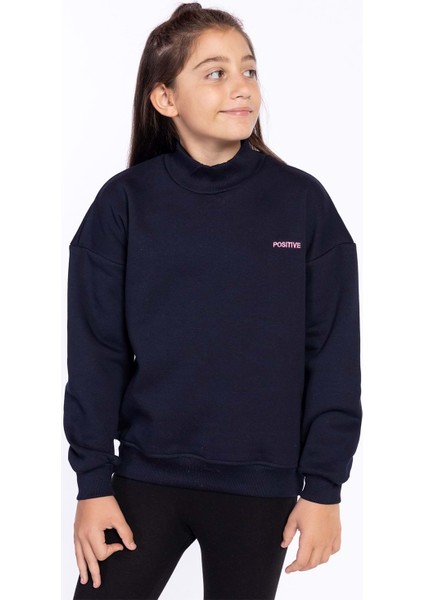 Toontoy Kız Çocuk Içi Pamuklu Sweatshirt