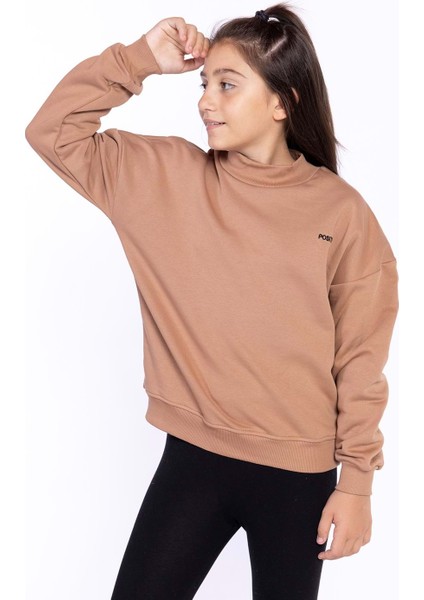 Toontoy Kız Çocuk Içi Pamuklu Sweatshirt