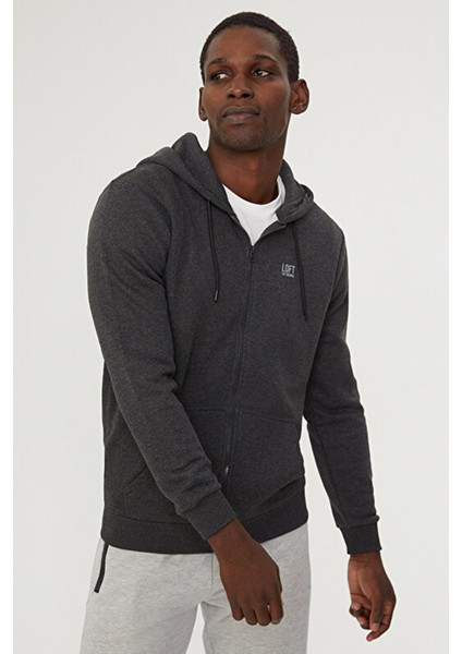 Erkek Regular Fit Antrasit Sweatshirt LF2023027