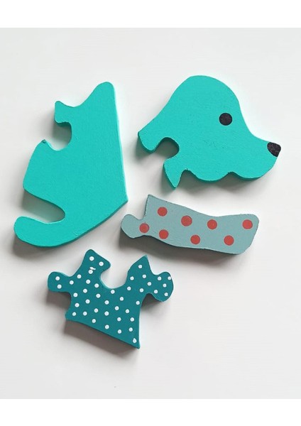 Benekli Köpek Ahşap Puzzle Yapboz
