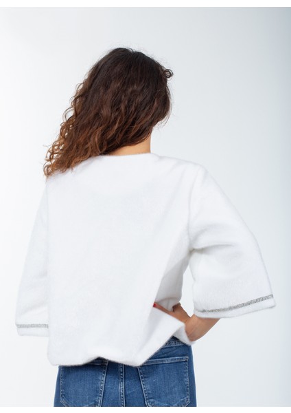 Taşlı Tay Tüyü Ithal Broşlu Gelin Abiye Kürk Bolero indirimleri