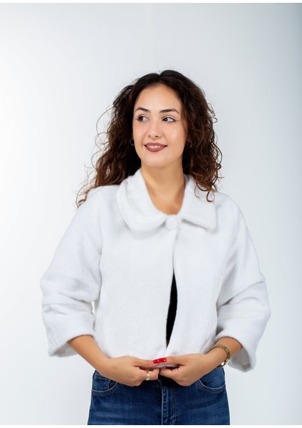 Tay Tüyü Gelin Abiye Kürk Bolero modelleri