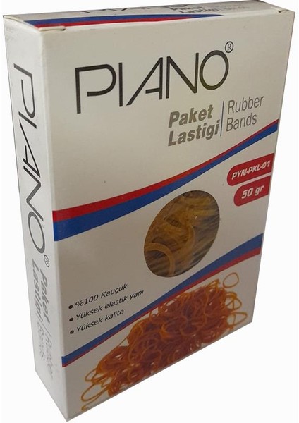 Ambalaj Paket Para Lastiği 50 gr 1 Paket Brons Ambalaj Lastigi %100 Kauçuk 1 Paket