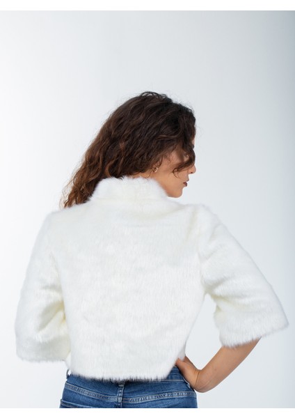 Truvakar Kol Ithal Broşlu Gelin Abiye Dallas Kürk Bolero fırsatları