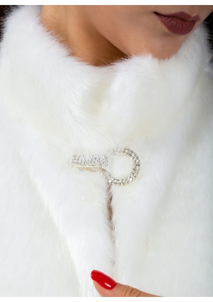 Truvakar Kol Ithal Broşlu Gelin Abiye Dallas Kürk Bolero indirimleri