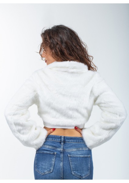 Uzun Kollu Ithal Broşlu Şal Yaka Gelin Abiye Kürk Bolero fırsatları