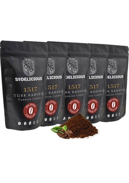 Coffee 1517 Türk Kahvesi 5 x 100 gr