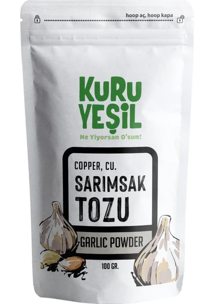 Kuru Yeşil Sarımsak Tozu ,Onıon Powder ,Vegetable Powder ,Taş Köprü 100 gr