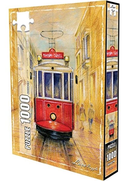 Taksim 1000 Parçalık Puzzle -Puzzle Yapıştırıcı Hediye