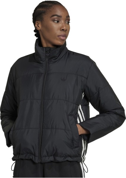 AHM2613 Adidas Short Puffer Kadın Ceket Siyah