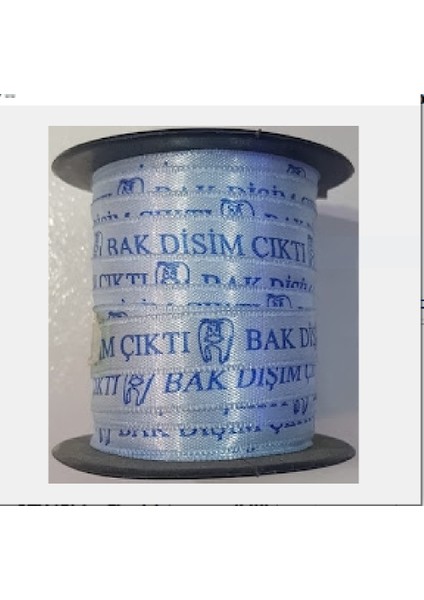 Kurdele Saten 70 mt Dişim Çıktı Mavi