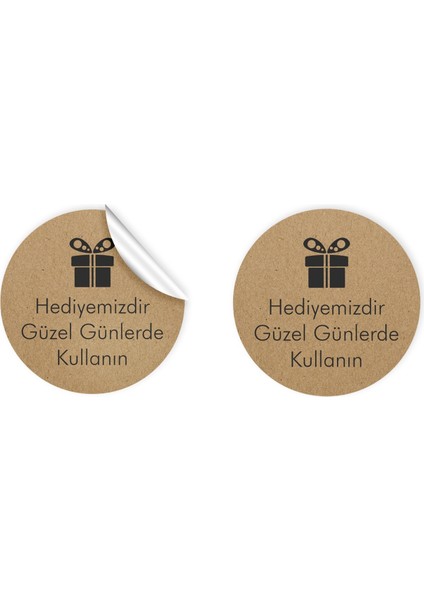 Anka Design Sticker Kuşe 4x4 cm 36 Adet - Hediyemizdir -