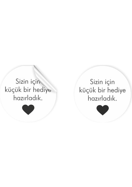 Anka Design Kuşe Sticker (4X4CM) 36 Adet - Sizin Için Küçük Bir Hediye Hazırladık -