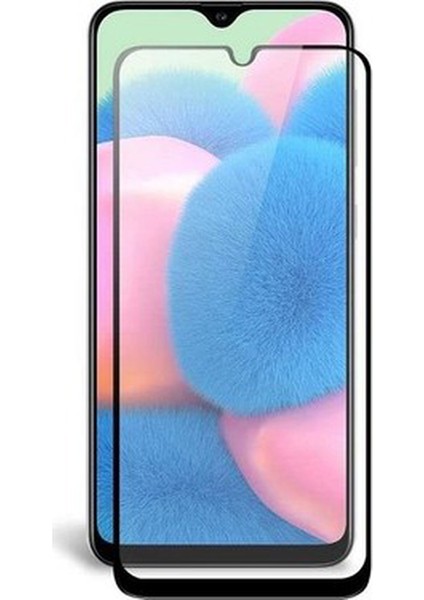 Samsung A30S Ekran Koruyucu 9d Tam Kaplama Cam Siyah