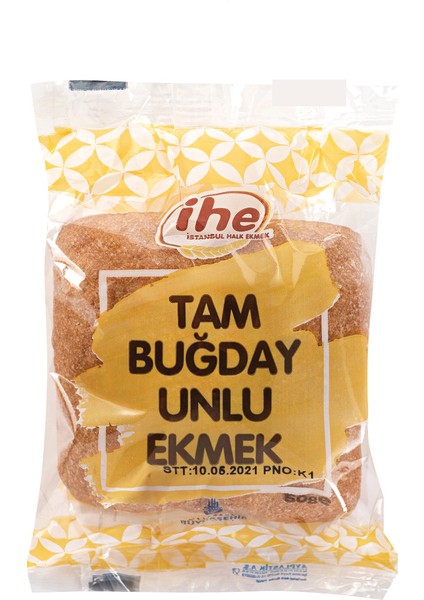 Tam Buğday Unlu Ekmek 50 gr (50 Adet)