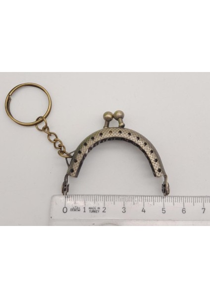 5 cm Anahtarlıklı Cüzdan Klipsi Antik Metal modelleri