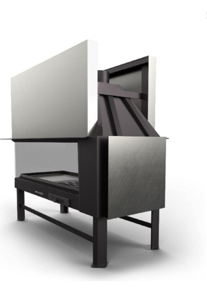 Asansörlü Epi Çelik Şömine Haznesi 80 Lik Yerli fırsatları