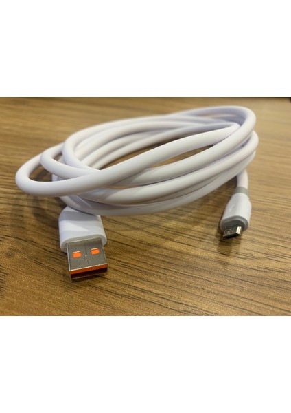 Samsung Galaxy J7 Prime 2.4 Amper 2 Metre Micro USB Hızlı Fast Şarz Şarj Data Kablo Mikro USB