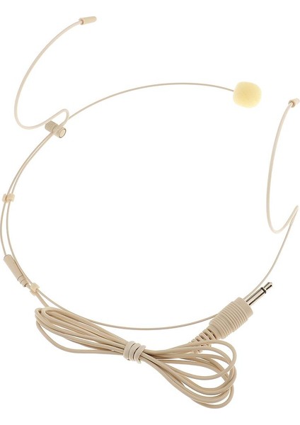 Bej Earhook Mono Headworn Kulaklık Kafaya Monte Mikrofon 3.5 mm (Yurt Dışından) indirimleri