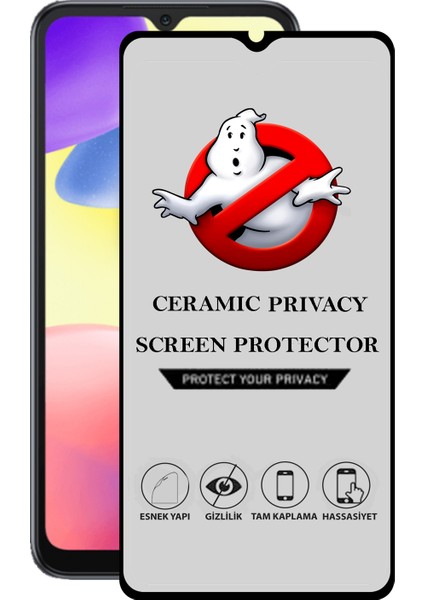 Caseart Xiaomi Redmi 10A Görünmez Tam Kaplayan Seramik Ekran Koruyucu Esnek Cam