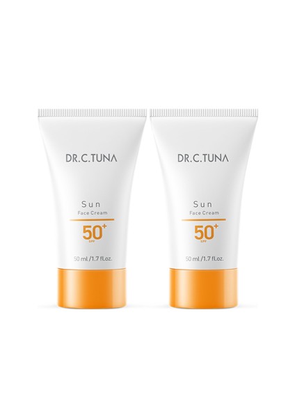 Dr.c.tuna Sun Scıence Yüz Kremi 50+ Spf 2 x 50 ml