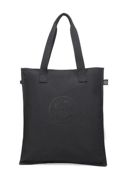 Büyük Boy Krinkıl Kumaş Omuz Çantası BC 3076 - Siyah