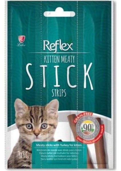 Cat Stick Hindili Yavru Kedi Ödül Çubuğu 3 gr 3'lü