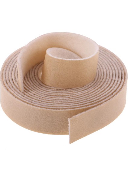 10 Metre Deri Kayış Şeritleri Deri Zanaat Kemer Çanta Kolu Dıy 15MM Bej (Yurt Dışından)