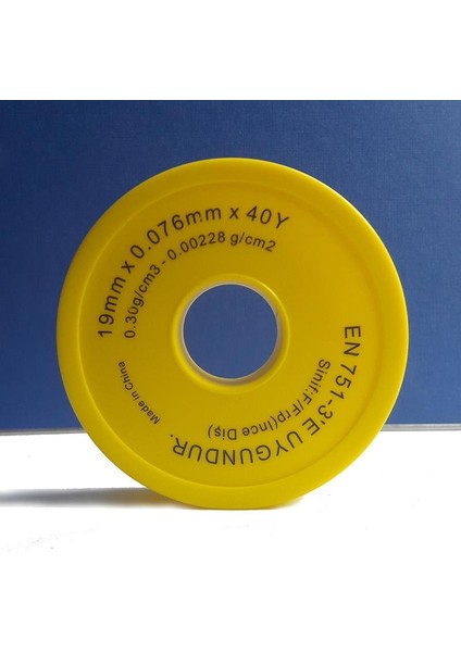 Teflon Bant Büyük 19 mm x 40 Metre