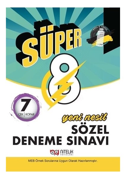 8. Sınıf LGS Sözel 7 Deneme Seti - Güncel