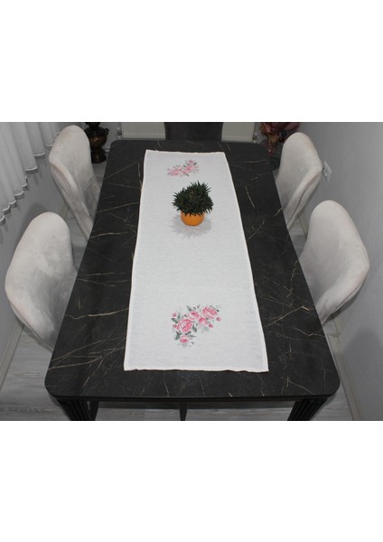 Krem Roses Basıkılı Runner modelleri