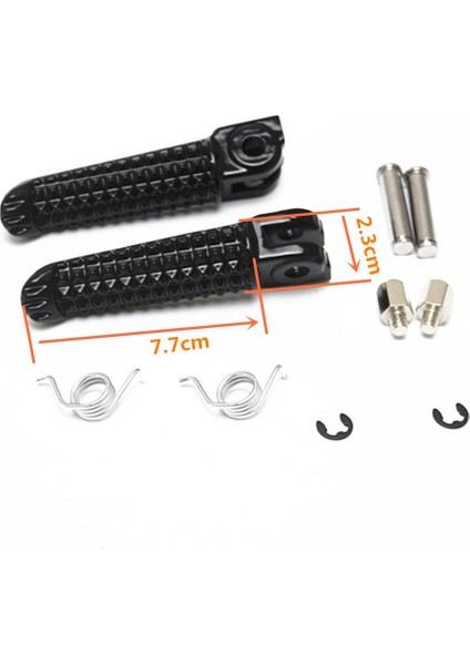 2 Adet Alüminyum Alaşım Ayakları Dinlenme Mandalları R1 R6 R6S Siyah (Yurt Dışından) modelleri