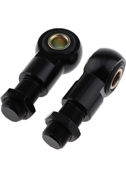 2 Adet Göz Adaptörleri Uç Vidalı Motosiklet Şok Emici Ekipman Aksesuarları Siyah - 10MM (Yurt Dışından)