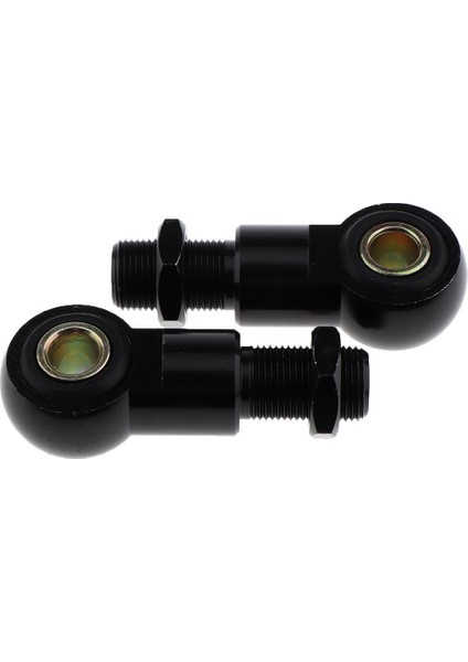 2 Adet Göz Adaptörleri Uç Vidalı Motosiklet Şok Emici Ekipman Aksesuarları Siyah - 10MM (Yurt Dışından) modelleri